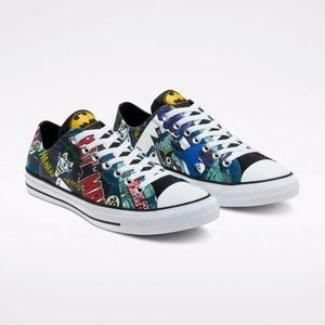 Converse Chuck Taylor All-Star OX Batman 80th
Anniversary Joker Sneakers